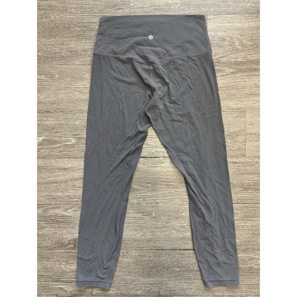 Lululemon Wunder Train High-Rise Tight 25" Women's Grey Yoga Leggings Size 8